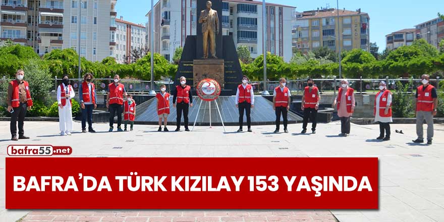 Bafra'da Türk Kızılay 153 yaşında