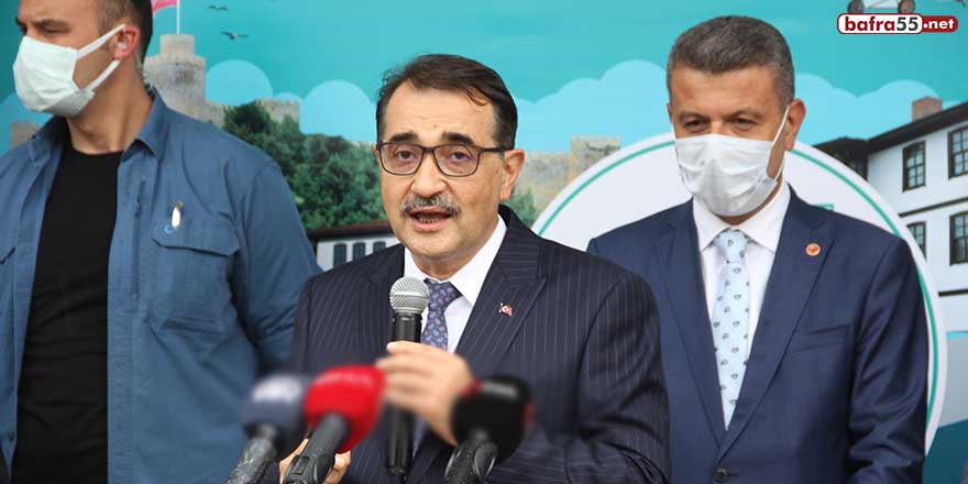 Enerji ve Tabii Kaynaklar Bakanı Fatih Dönmez Sinop ziyaretinde