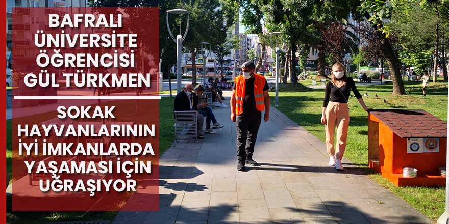 Bafralı Üniversite Öğrencisi Gül Türkmen'den Anlamlı Proje