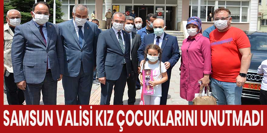 Samsun Valisi Doç. Dr. Zülkif Dağlı Kız Çocuklarını Unutmadı