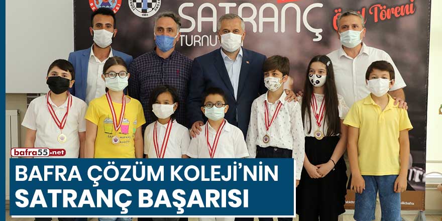 Bafra Çözüm Koleji'nin satranç başarısı