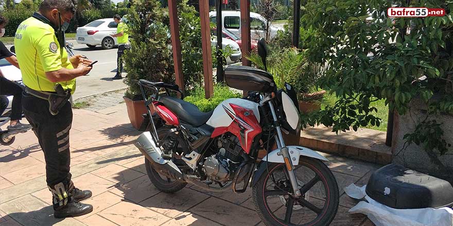 Samsun'da motosiklet ile otomobil çarpıştı: 1 yaralı