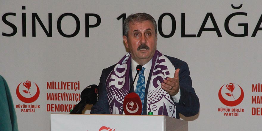 Destici: “İnşallah bu süreç PKK’nın partisinin kapatılmasıyla sona erecek”
