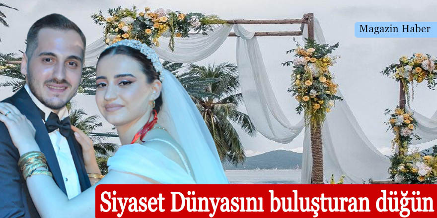 Simge Ufuk Öksüz çifti muhteşem düğünde dünyaevine girdi