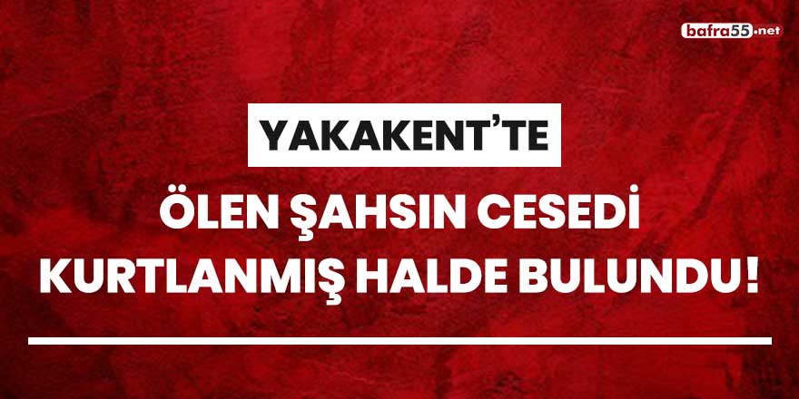 Yakakent'te ölen şahsın cesedi kurtlanmış halde bulundu!