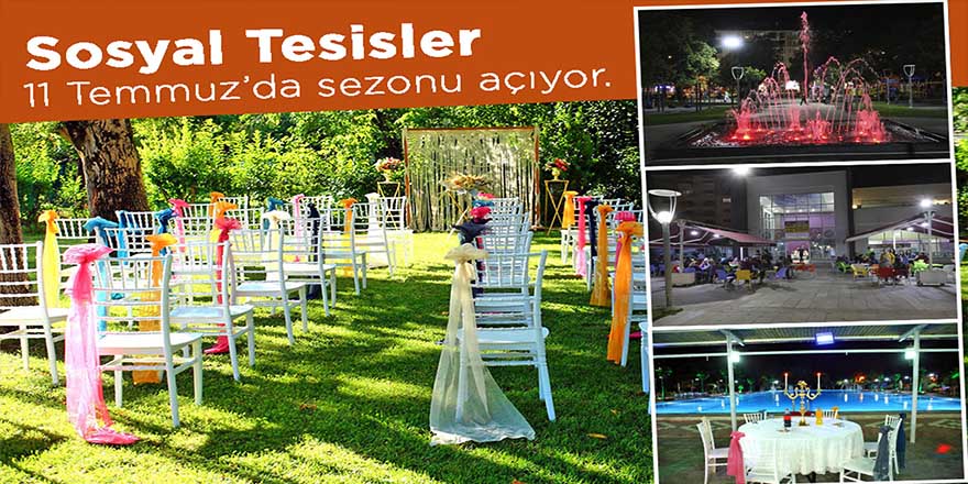 Bafra'da sosyal tesisler sezonu 11 Temmuz'da açıyor