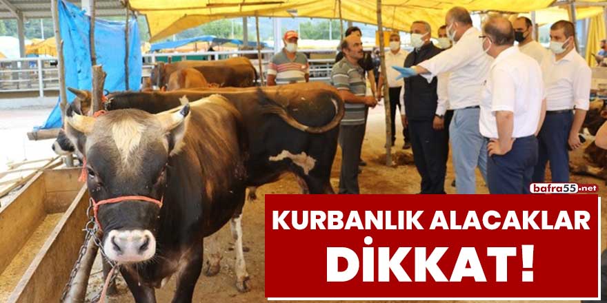 Kurbanlık alacaklar dikkat!