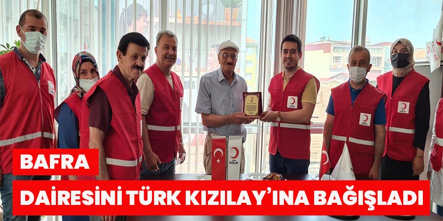 Dairesini Türk Kızılay’ına bağışladı