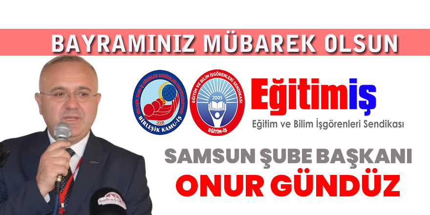 Onur Gündüz'ün Kurban Bayramı Mesajı