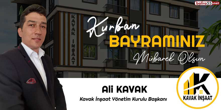 Ali Kavak'tan Kurban Bayramı tebriği