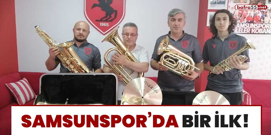 Samsunspor'da bir ilk!