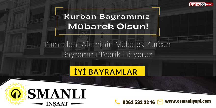 Osmanlı İnşaat'tan Kurban Bayramı mesajı