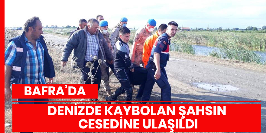 Denizde kaybolan şahıs bulundu