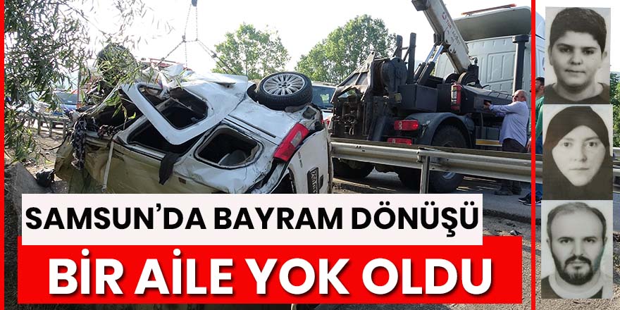 Bayram dönüşü kaza: 3 ölü, 2 ağır yaralı