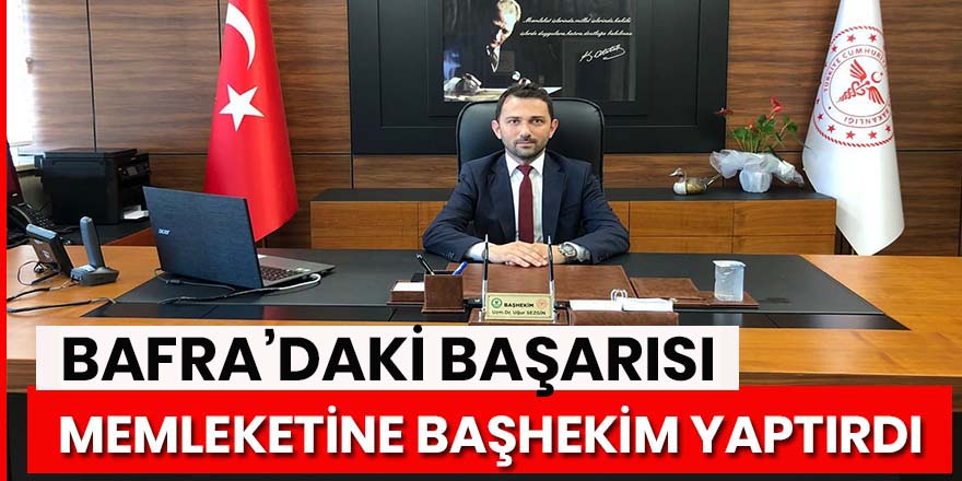 Başhekim Uzm.Dr.Uğur Sezgin görevine başladı