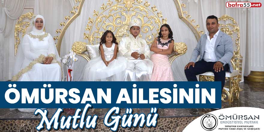 Ömürsan ailesinin mutlu günü