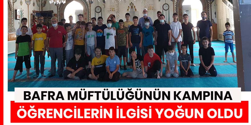 Yaz Kuran Kursu Kampına Öğrencilerin İlgisi Yoğun Oldu