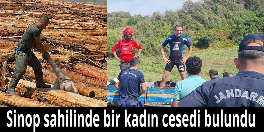 Sinop sahilinde bir kadın cesedi bulundu