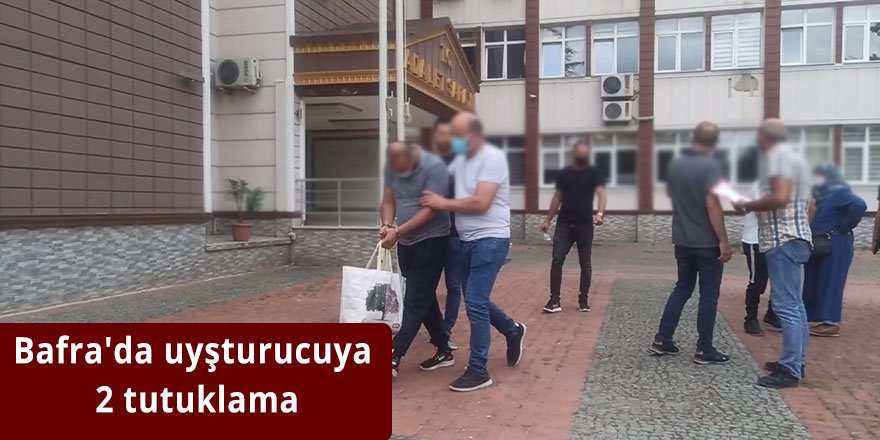 Bafra'da uyşturucuya 2 tutuklama