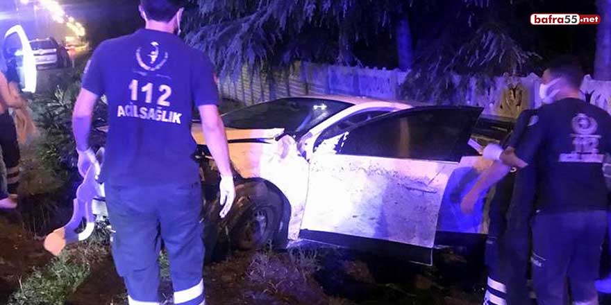 Samsun'da trafik kazası: 1 ölü, 2 yaralı