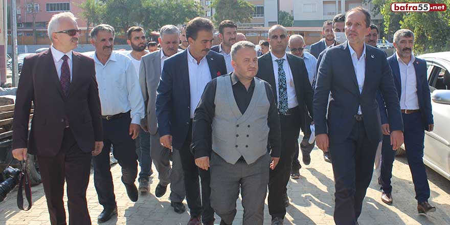 Fatih Erbakan, afet bölgesi Türkeli'yi ziyaret etti