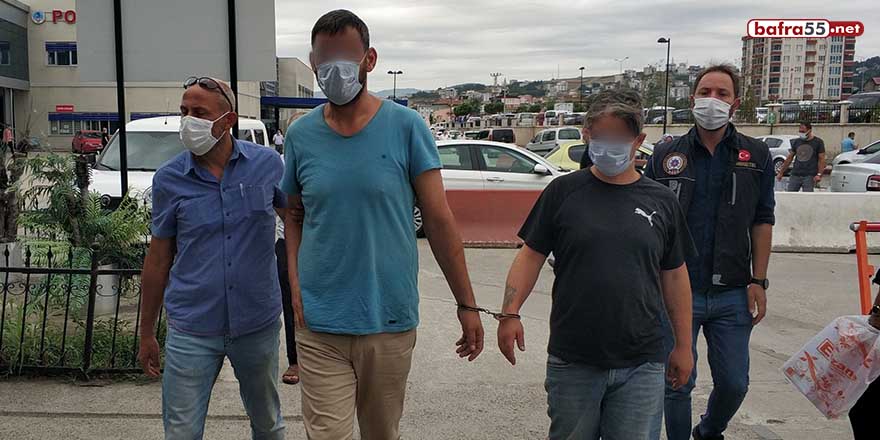 Samsun'da uyuşturucu ticaretinden 5 şahıs adliyede