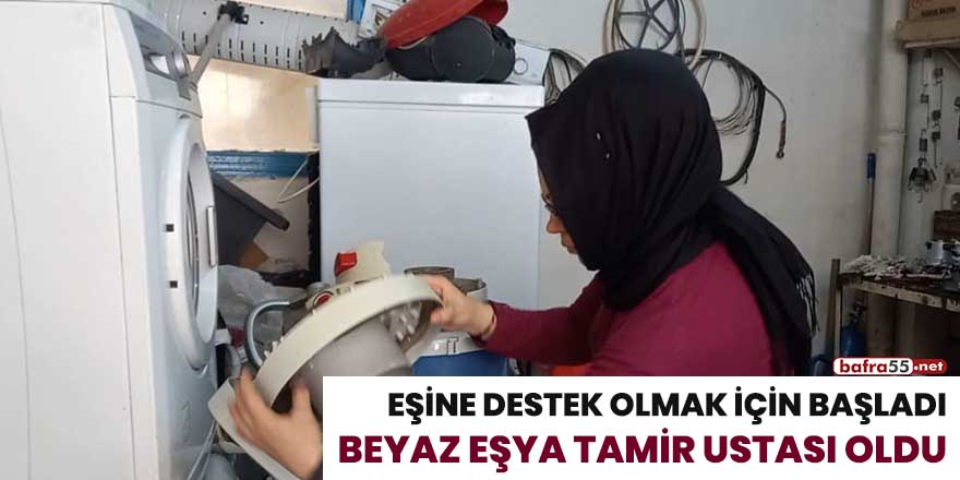 Eşine destek olmak için başladı, beyaz eşya tamir ustası oldu