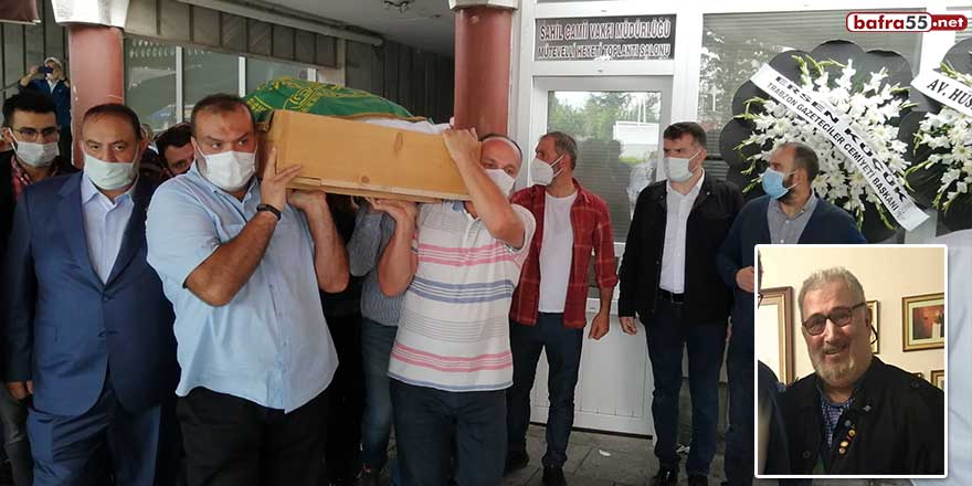 Rize'de gazetecilerin Necati Ağabeyi son yolculuğuna uğurlandı