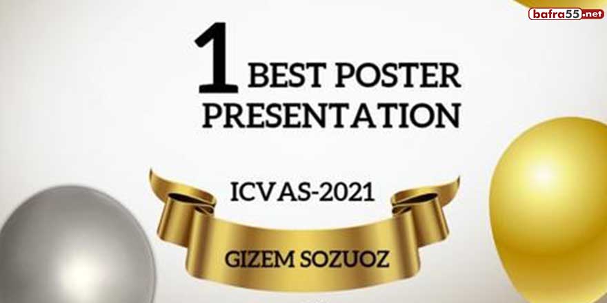 OMÜ Veteriner Fakültesi'ne ICVAS 2021’de “En İyi Poster Ödülü”