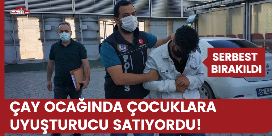 Çay ocağından uyuşturucu sattığı iddia edilen şahsa adli kontrol