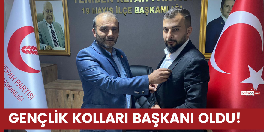 GENÇLİK KOLLARI BAŞKANI OLDU