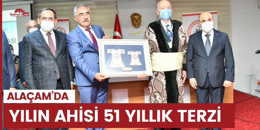 Alaçam’da yılın ahisi 51 yıllık terzi