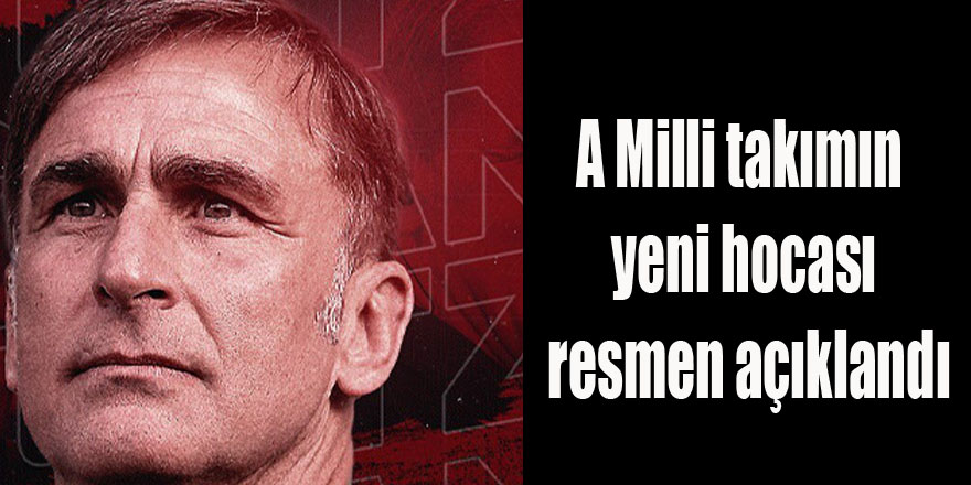 A Milli takımın yeni hocası resmen açıklandı