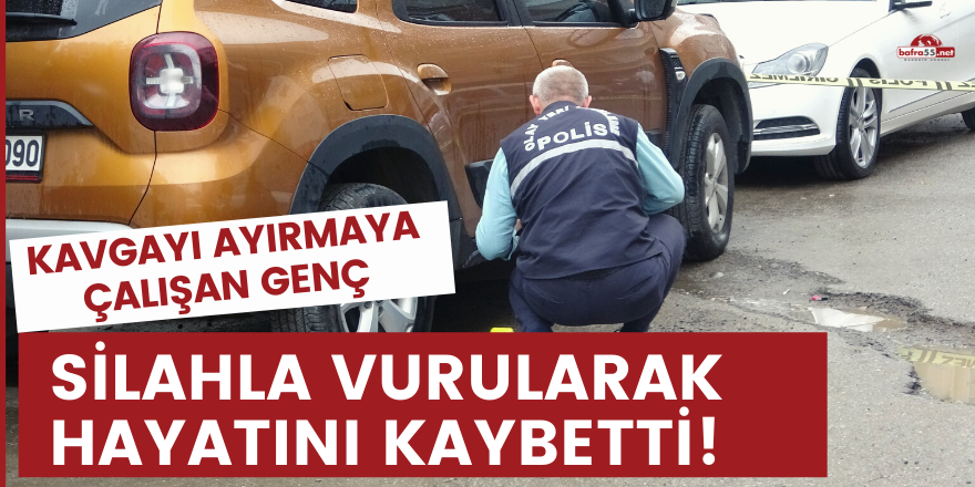 Kavgayı ayırmaya çalıştı, kurşunun hedefi oldu