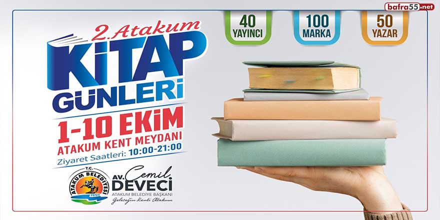 2. Atakum Kitap Günleri başlıyor