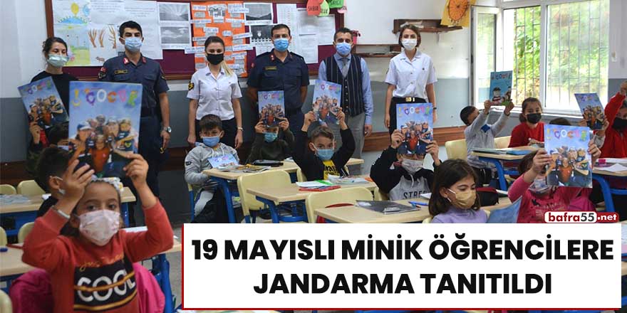 19 Mayıslı minik öğrencilere jandarma tanıtıldı