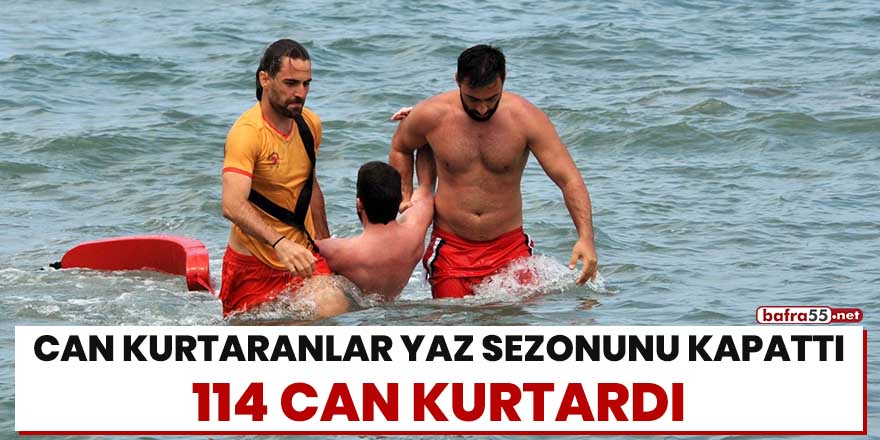 Cankurtaranlar yaz sezonunu kapattı