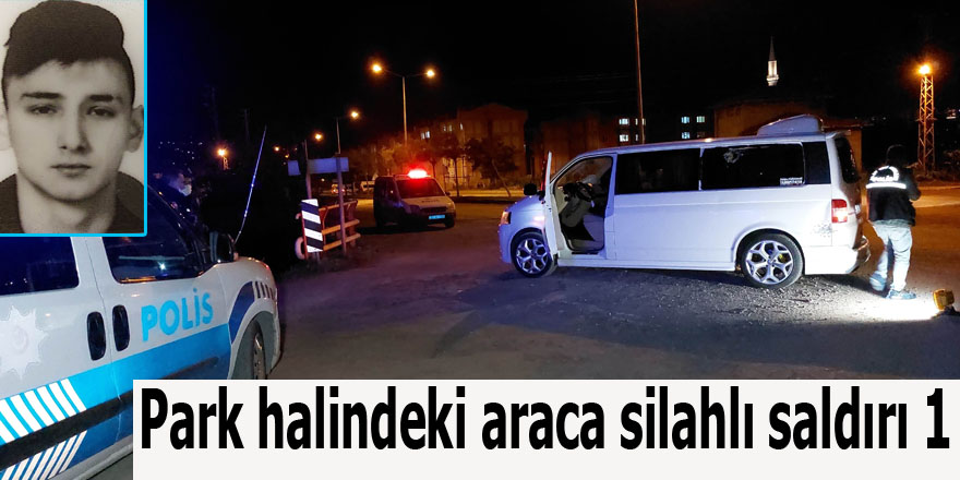 Park halindeki araça silahlı saldırı 1 ölü