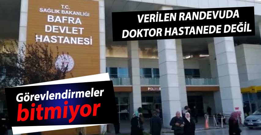 Hastalar doktorlarını bulamayınca geri gidiyorlar