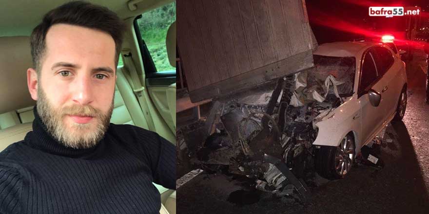 Rize’deki kazada ağır yaralanan sürücü hayatını kaybetti
