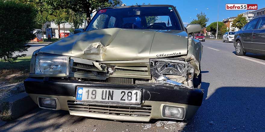 Atakum'da trafik kazası: 1 yaralı