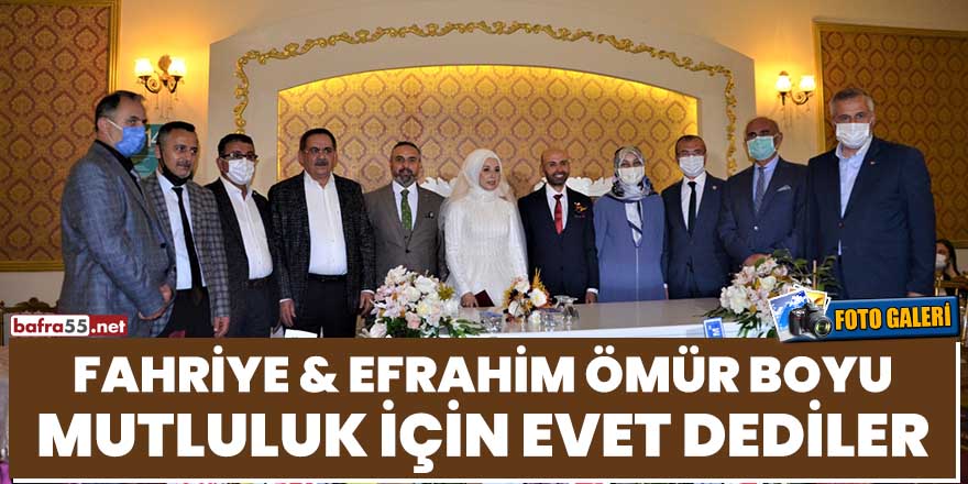 Fahriye & Efrahim ömür boyu mutluluk için evet dediler