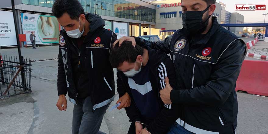 Samsun'da sokak satıcılarına uyuşturucu operasyonu: 7 gözaltı