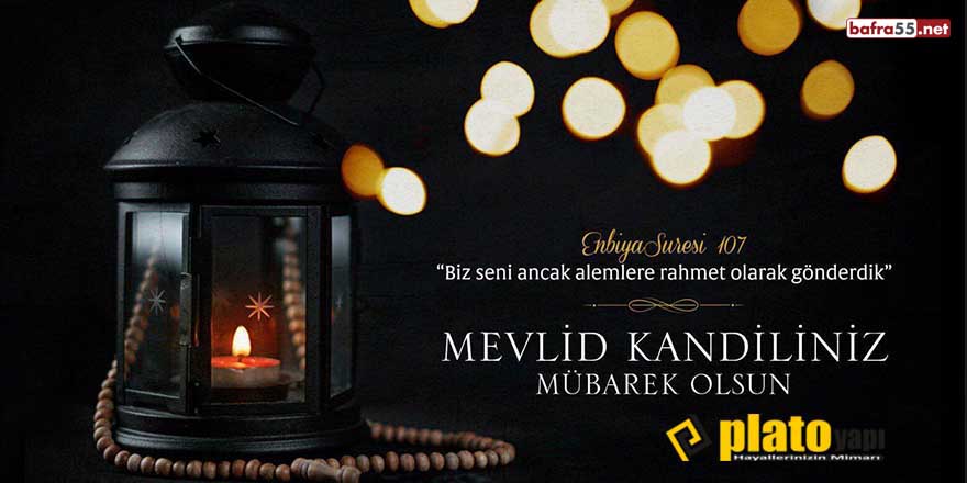 Plato Yapı'dan Mevlid Kandili mesajı