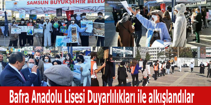 Bafra Anadolu Lisesi Duyarlılıkları ile alkışlandılar