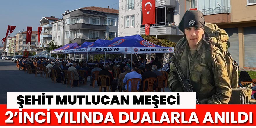 Bafralı Şehit Mutlu Can Meşeci Dualarla Anıldı