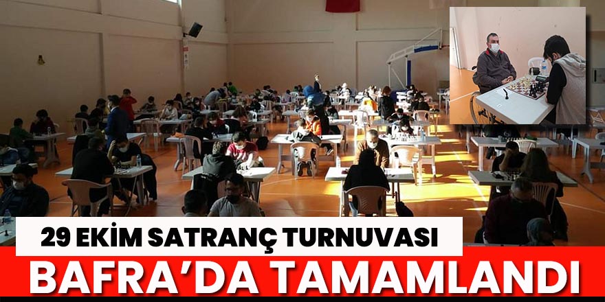 29 Ekim Satranç Turnuvası sona erdi