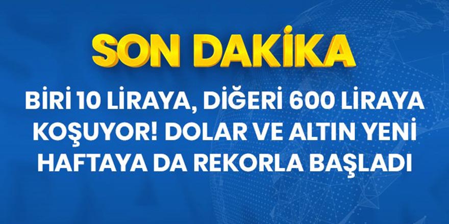 Dolar ve Altın Rekora Koşuyor