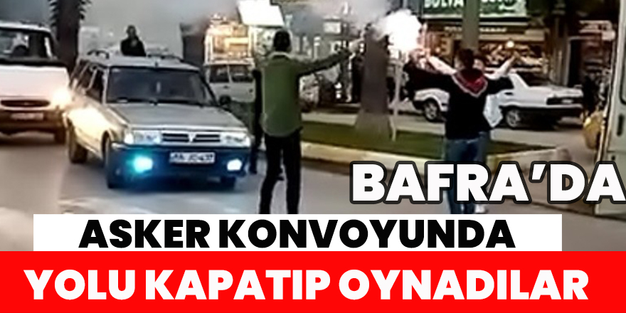 Yolu kapatıp oynadılar, cezadan kurtulamadılar