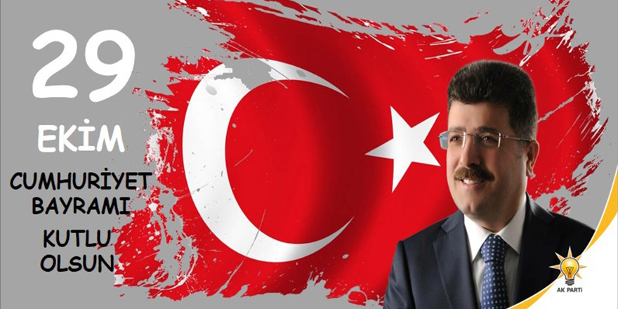 AK PARTİ İLÇE BAŞKANI AV.İBRAHİM SEMİZ’İN 29 EKİM CUMHURİYET BAYRAMI KUTLAMA MESAJI